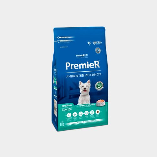 Premier ambientes internos pequeno porte adulto 2,5 kg