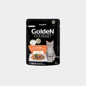 Sachê Golden Gourmet gatos - atum - 70 grs