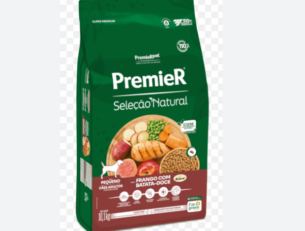 Premier Seleção Natural – Frango com Batata Doce - Adultos Pequeno Porte - 2,5 Kg