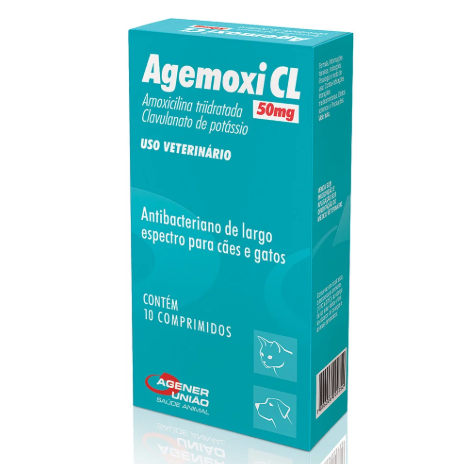 Agemoxi CL 50 mg - 10 comprimidos