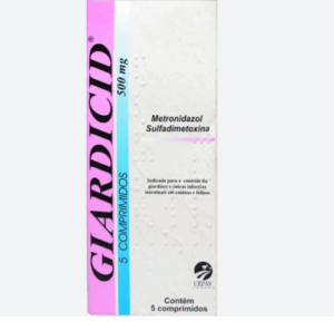 Giardicid 500 mg - 5 comprimidos